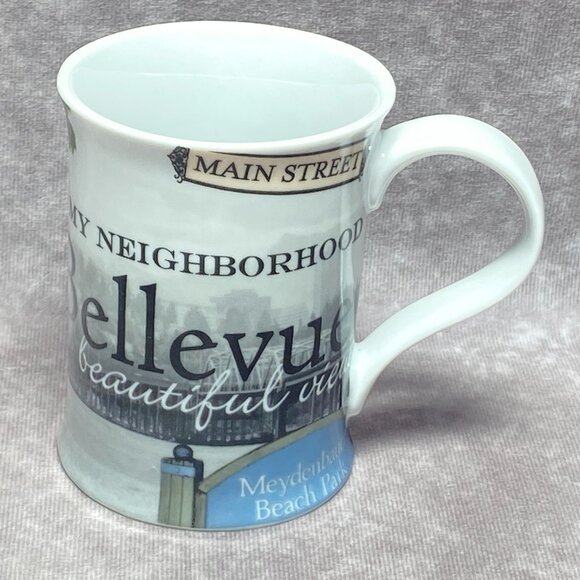 My Neighborhood Coffee Mug Bellevue, Wa Seattle Series by Rosanna Tea Cup  (B) - Picture 2 of 10